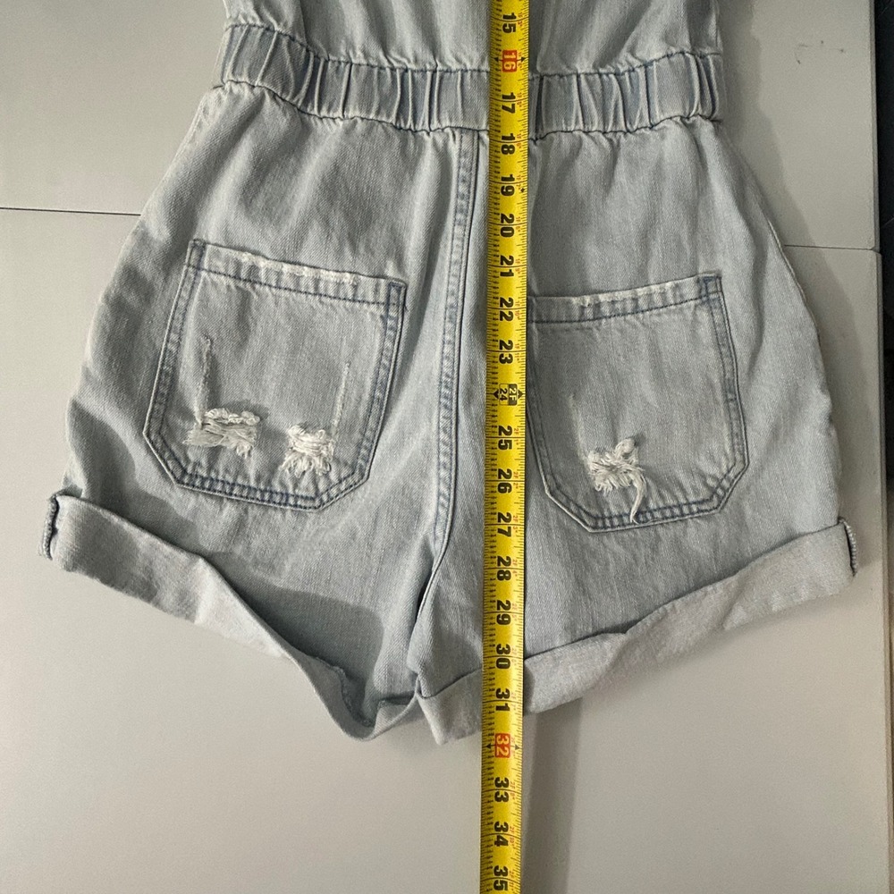 Show Me Your Mumu Cannon Romper‎ Dockside Light Wash Denim XS - Picture 10 of 11